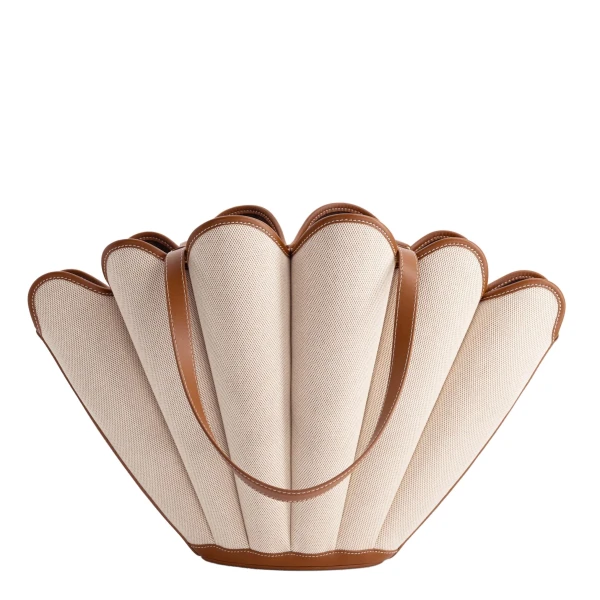 Mlouye Seashell Tote in Canvas | Totes & Top-Handle Bags | Luxury Shoes 