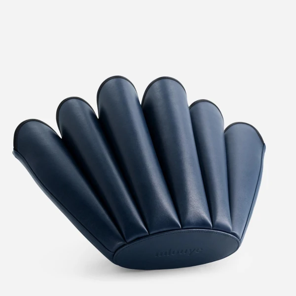 Mlouye Seashell Tote in Navy | Totes & Top-Handle Bags | Luxury Shoes 