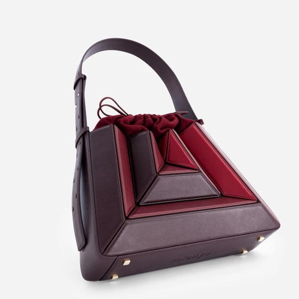 Mlouye Sera Eclat Bag in Cranberry | Shoulder & Crossbody Bags | Luxury Shoes 