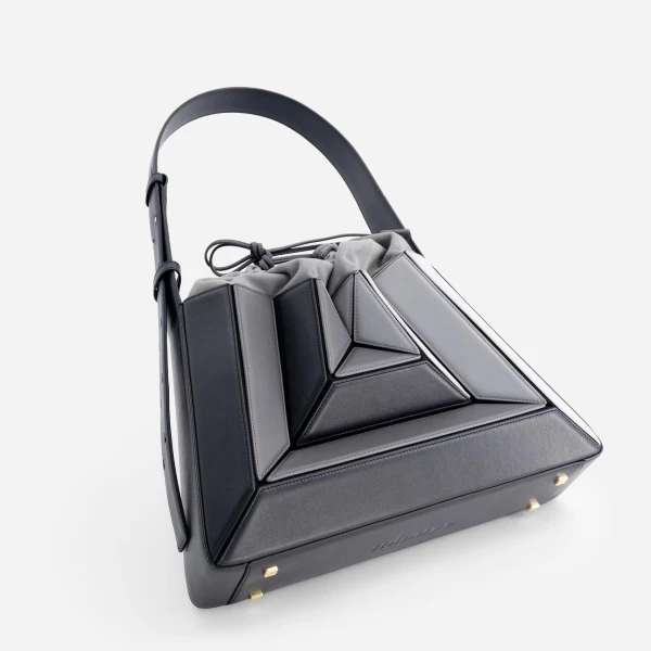 Mlouye Sera Eclat Bag in Shark | Shoulder & Crossbody Bags | Luxury Shoes 