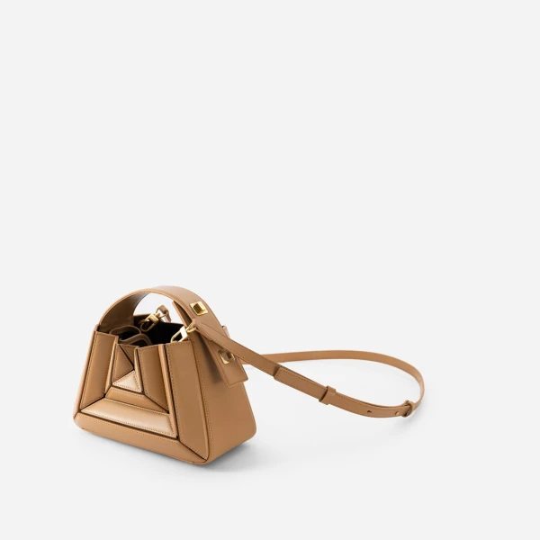 Mlouye Sera Mia Bag in Biscuit | Totes & Top-Handle Bags | Luxury Shoes 