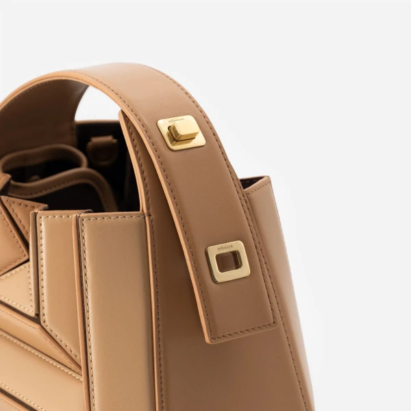 Mlouye Sera Mia Bag in Biscuit | Totes & Top-Handle Bags | Luxury Shoes 