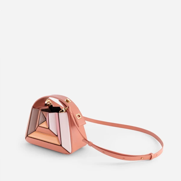 Mlouye Sera Mia Bag in Peach | Totes & Top-Handle Bags | Luxury Shoes 
