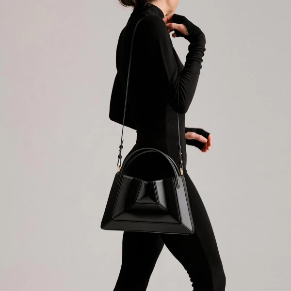 Mlouye Sera Tote in Black | Totes & Top-Handle Bags | Luxury Shoes 
