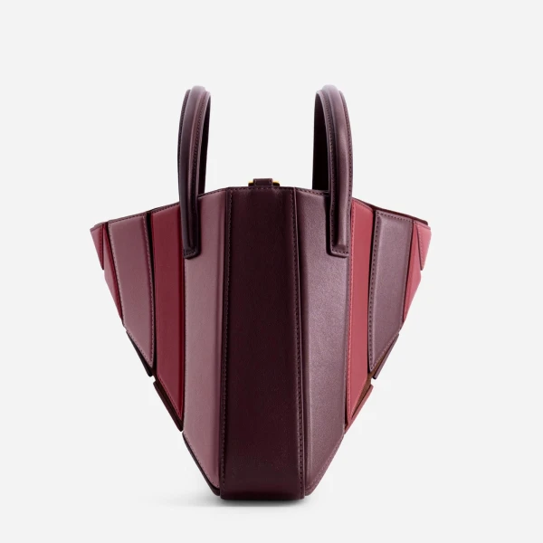 Mlouye Sera Tote in Cranberry | Totes & Top-Handle Bags | Luxury Shoes 