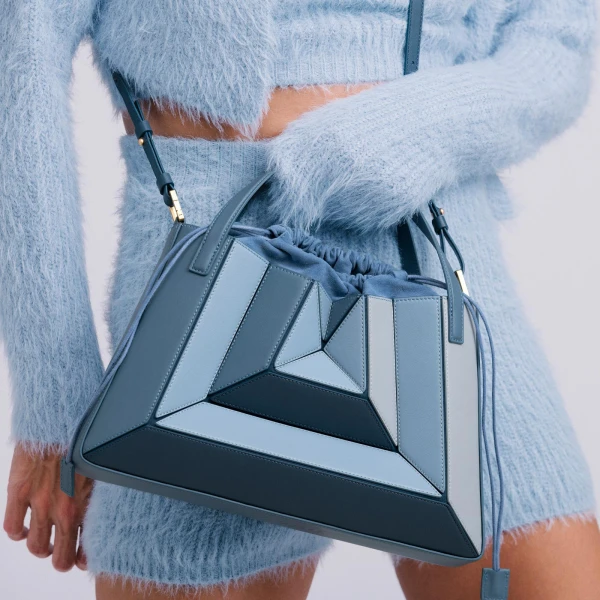 Mlouye Sera Tote in Denim | Totes & Top-Handle Bags | Luxury Shoes 