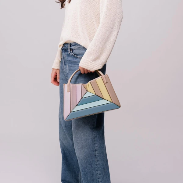 Mlouye Sera Tote in Mermaid Multicolour | Totes & Top-Handle Bags | Luxury Shoes 