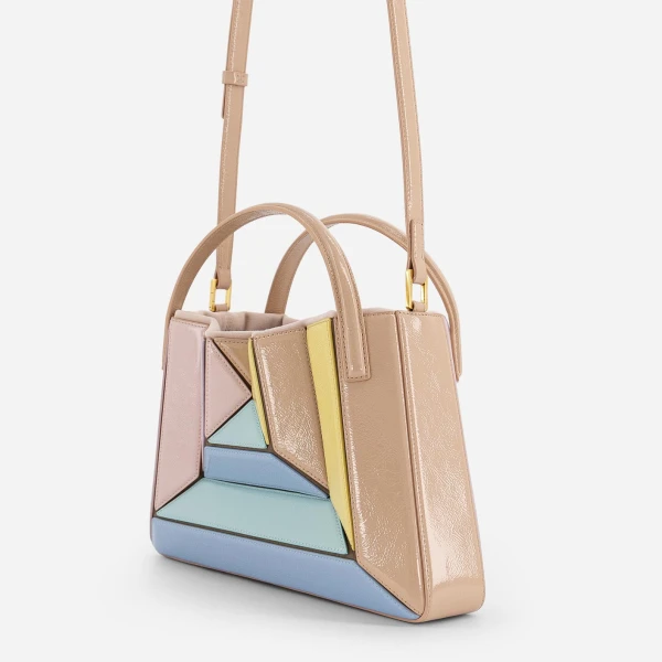 Mlouye Sera Tote in Mermaid Multicolour | Totes & Top-Handle Bags | Luxury Shoes 