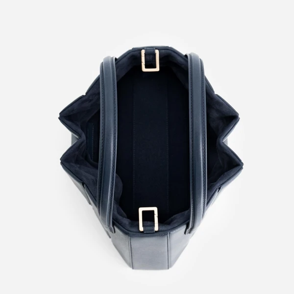 Mlouye Sera Tote in Navy | Totes & Top-Handle Bags | Luxury Shoes 