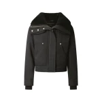 Moose Knuckles Aurora Down Trucker Jacket in Black | Luxury Shoes 