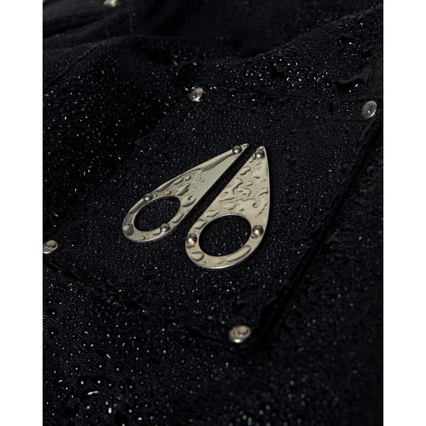 Moose Knuckles Aurora Down Trucker Jacket in Black | Jackets | Luxury Shoes 