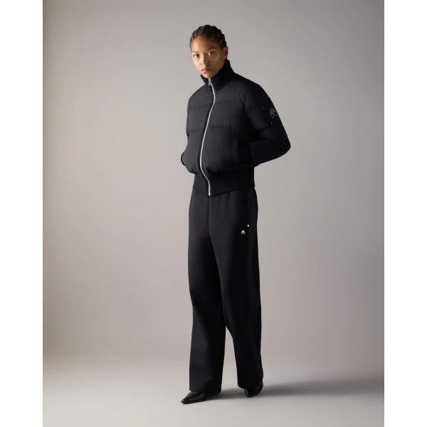 Moose Knuckles Banff Down Bomber in Black | Jackets | Luxury Shoes 