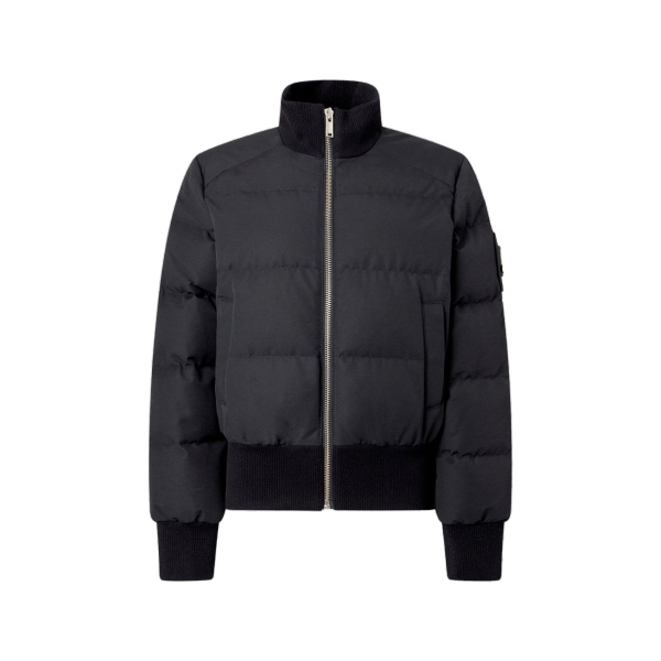Moose Knuckles Banff Down Bomber in Black | Luxury Shoes 
