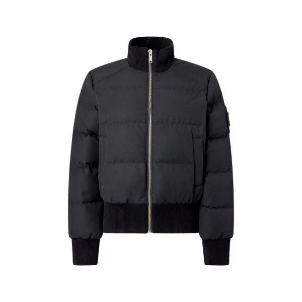 Moose Knuckles Banff Down Bomber in Black | Luxury Shoes 