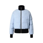 Moose Knuckles Banff Down Bomber in Blue Ice | Luxury Shoes 