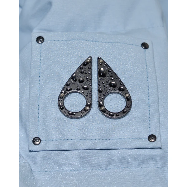 Moose Knuckles Banff Down Bomber in Blue Ice | Jackets | Luxury Shoes 