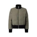 Moose Knuckles Banff Down Bomber in Combat | Luxury Shoes 