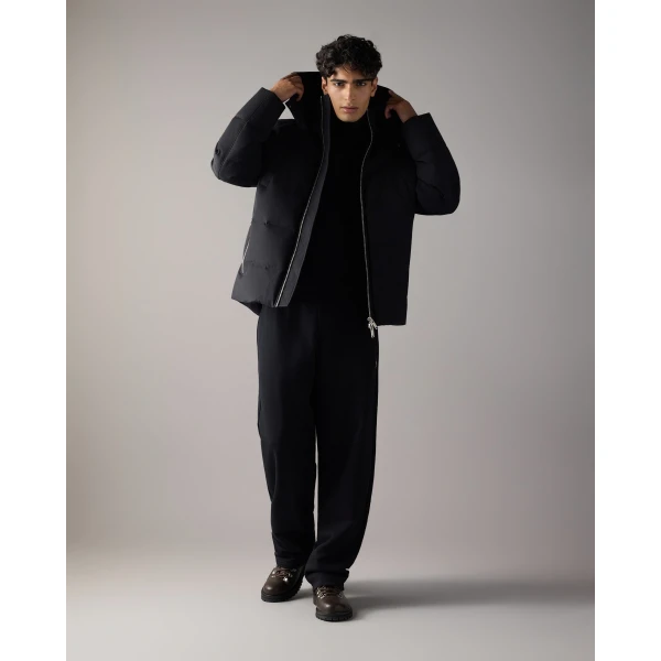 Moose Knuckles Banff Down Jacket in Black | Men Jackets | Luxury Shoes 