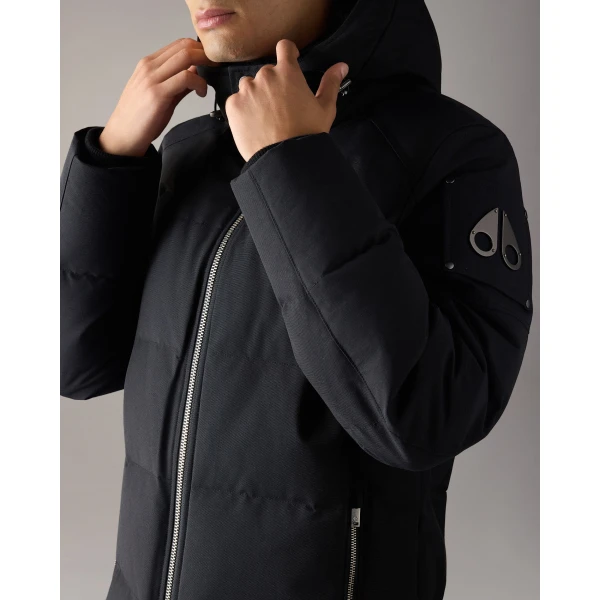 Moose Knuckles Banff Down Jacket in Black | Men Jackets | Luxury Shoes 