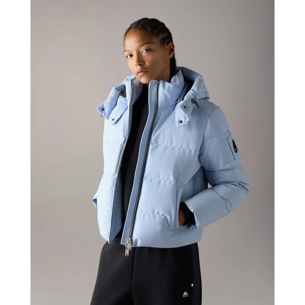 Moose Knuckles Banff Down Jacket in Blue Ice | Jackets | Luxury Shoes 