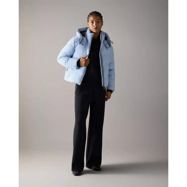 Moose Knuckles Banff Down Jacket in Blue Ice | Jackets | Luxury Shoes 