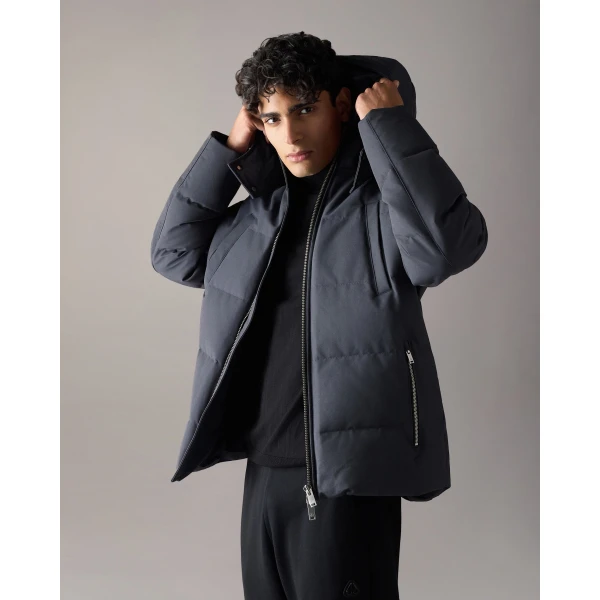 Moose Knuckles Banff Down Jacket in Cement | Men Jackets | Luxury Shoes 