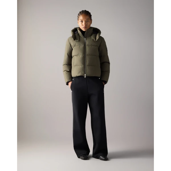 Moose Knuckles Banff Down Jacket in Combat | Jackets | Luxury Shoes 