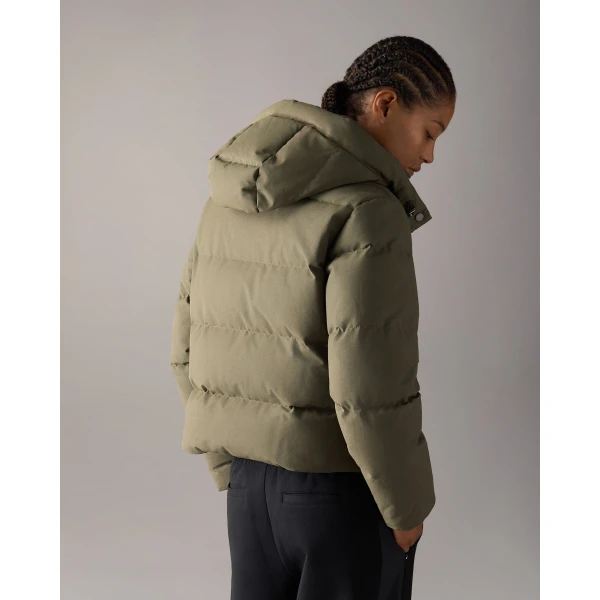 Moose Knuckles Banff Down Jacket in Combat | Jackets | Luxury Shoes 