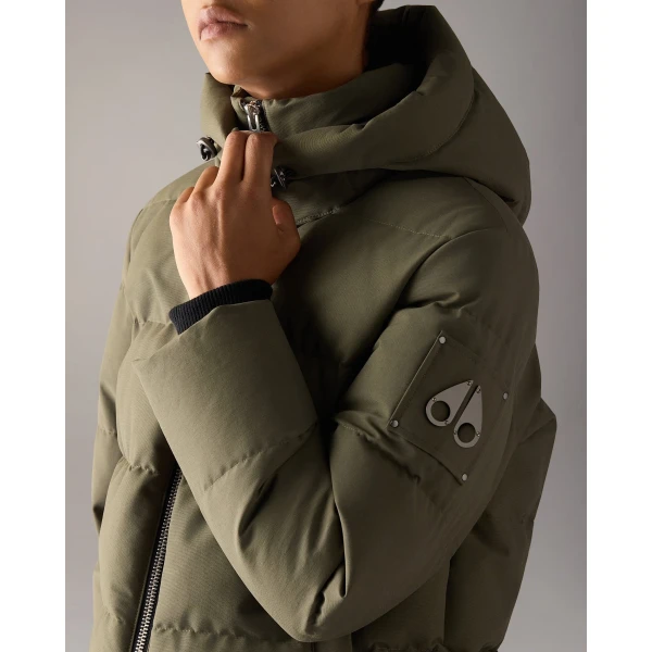 Moose Knuckles Banff Down Jacket in Combat | Jackets | Luxury Shoes 