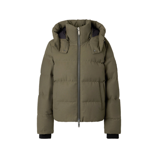 Moose Knuckles Banff Down Jacket in Combat | Luxury Shoes 