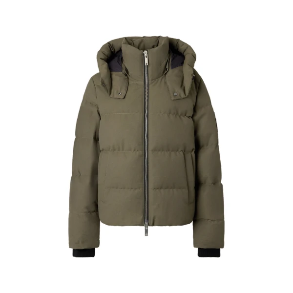 Moose Knuckles Banff Down Jacket in Combat | Luxury Shoes 