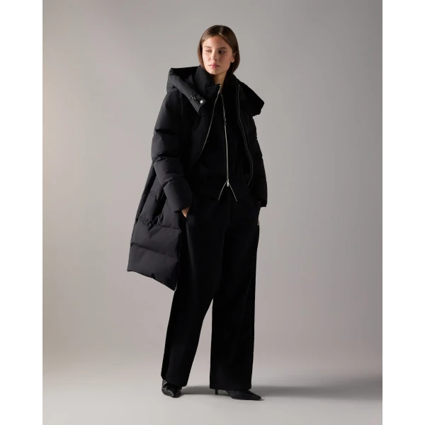 Moose Knuckles Banff Down Parka in Black | Coats | Luxury Shoes 