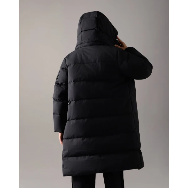 Moose Knuckles Banff Down Parka in Black | Coats | Luxury Shoes 