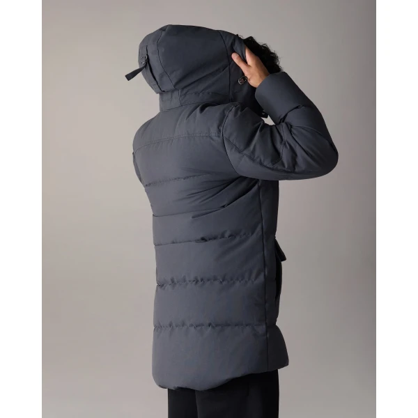 Moose Knuckles Banff Down Parka in Cement | Men Coats | Luxury Shoes 