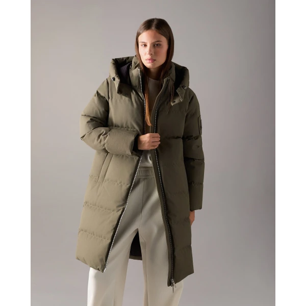 Moose Knuckles Banff Down Parka in Combat | Coats | Luxury Shoes 