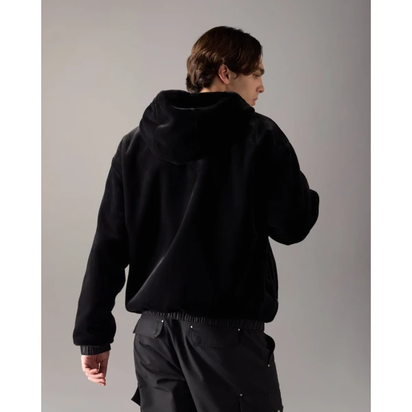 Moose Knuckles Borden Bunny Reversible Jacket in Black Monogram | Men Jackets | Luxury Shoes 