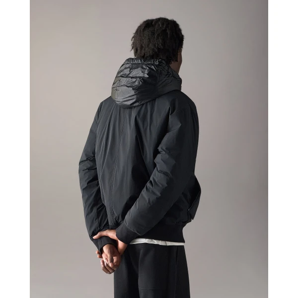 Moose Knuckles Brixton Down Bomber Jacket in Black | Men Jackets | Luxury Shoes 