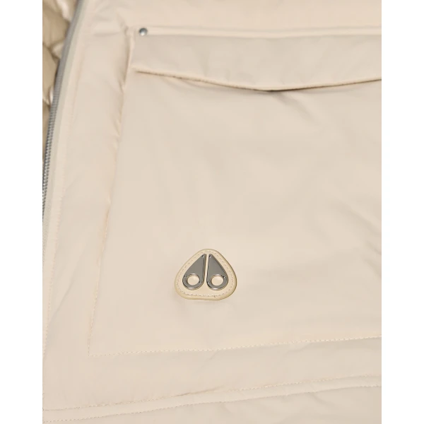 Moose Knuckles Brixton Vest in Alabaster | Men Jackets | Luxury Shoes 