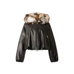 Moose Knuckles Cardin Fur & Leather Jacket in Black | Luxury Shoes 