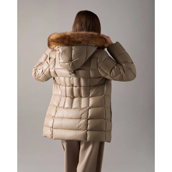 Moose Knuckles Celestia 3Q Down Jacket in Ashen | Jackets | Luxury Shoes 