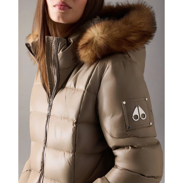 Moose Knuckles Celestia 3Q Down Jacket in Ashen | Jackets | Luxury Shoes 