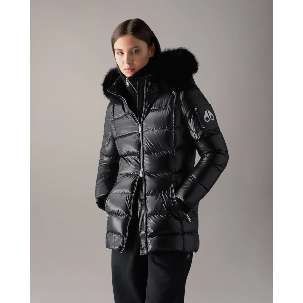 Moose Knuckles Celestia 3Q Down Jacket in Black | Jackets | Luxury Shoes 