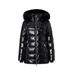 Moose Knuckles Celestia 3Q Down Jacket in Black | Luxury Shoes 