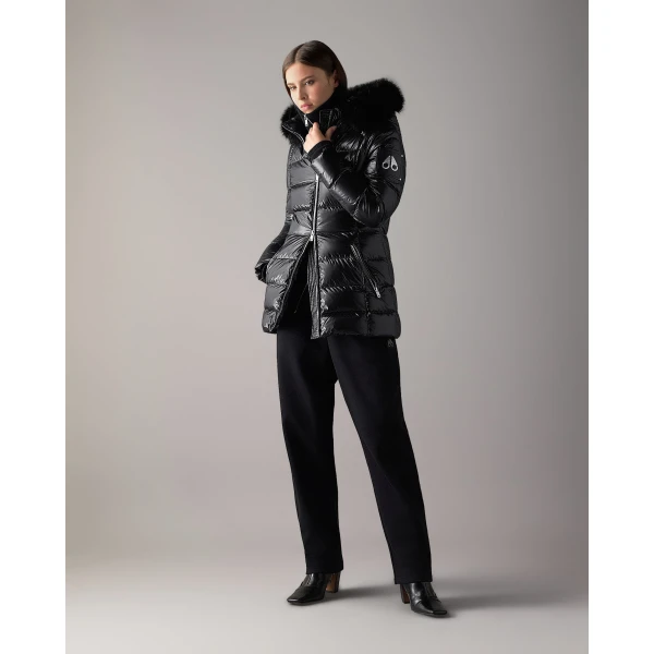 Moose Knuckles Celestia 3Q Down Jacket in Black | Jackets | Luxury Shoes 