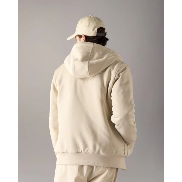 Moose Knuckles Classic Bunny Hoodie in Alabaster | Sweatshirts | Luxury Shoes 