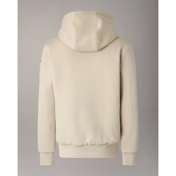 Moose Knuckles Classic Bunny Hoodie in Alabaster | Sweatshirts | Luxury Shoes 