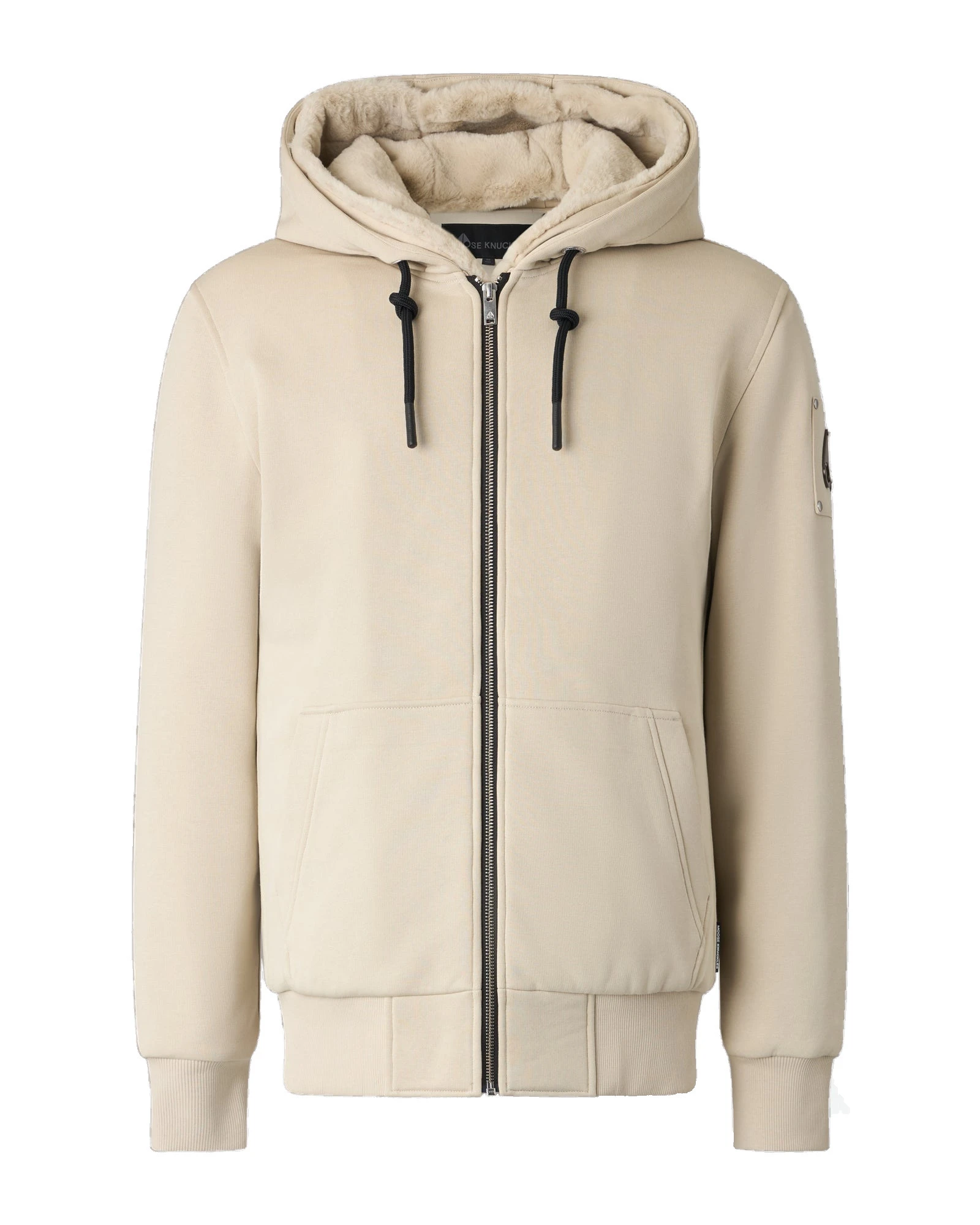 Moose Knuckles Classic Bunny Hoodie in Alabaster Moose Knuckles Classic Bunny Hoodie in Alabaster | Luxury Shoes