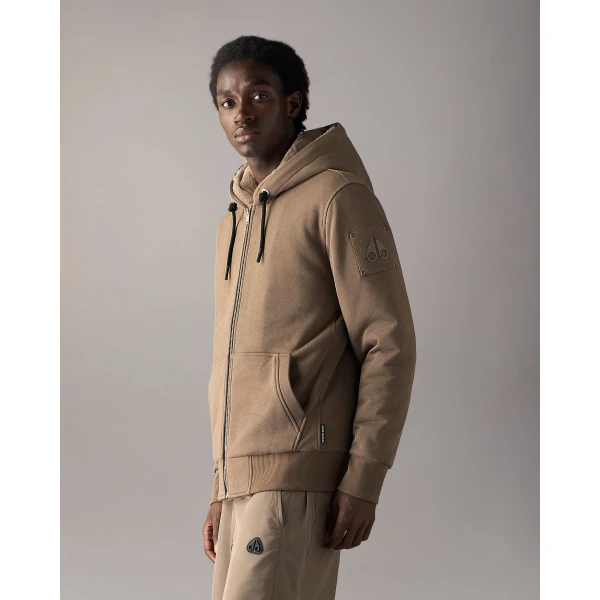 Moose Knuckles Classic Bunny Hoodie in Ashen | Sweatshirts | Luxury Shoes 