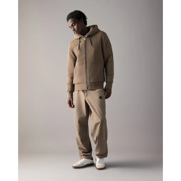 Moose Knuckles Classic Bunny Hoodie in Ashen | Sweatshirts | Luxury Shoes 