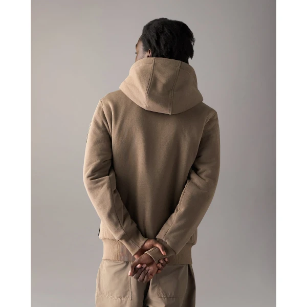 Moose Knuckles Classic Bunny Hoodie in Ashen | Sweatshirts | Luxury Shoes 